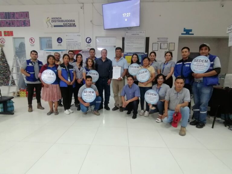 TALLER DE TRANSPARENCIA “COMPROMISOS INSTITUCIONALES DE ÉTICA PUBLICA” DISTRIBUIDORA DE SUBSIDIOS TARIJA