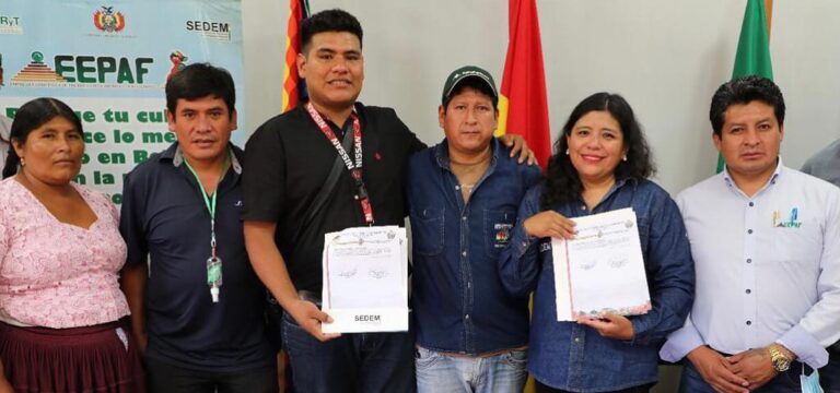 CON UNA INVERSIÓN DE BS. 65 MILLONES EEPAF IMPLEMENTARÁ  UNA  PLANTA DE BIOINSUMOS EN EL MUNICIPIO DE PAMPAGRANDE