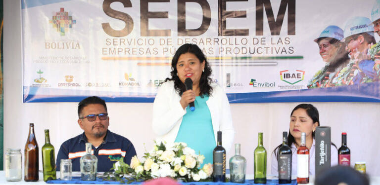 ENVIBOL COMERCIALIZA ENVASES DE VIDRIO A MYPES DE TARIJA